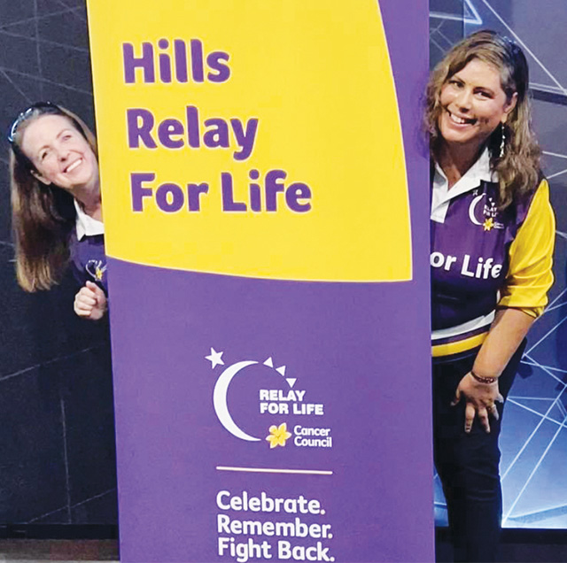 Relay launch HRFL Committee Feona Henness and Chair Lisa Carruthers