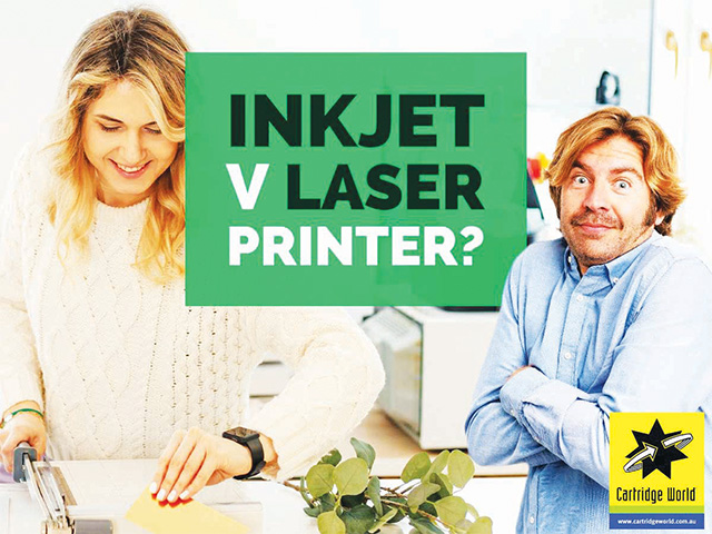 ink or laser,