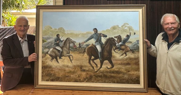 Battle of Hornsby oil Painting Gifted to Council’s Art Collection