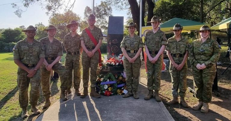 2023 Remembrance Day Service at ANZAC Jawan Cenotaph at Cherrybrook
