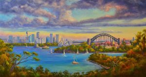 Sydney Artist: Learn to Paint Clouds and Reflections