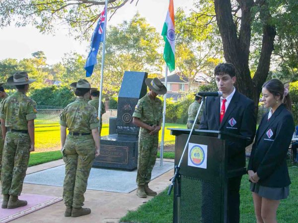 2024 ANZAC Day Service at Anzac Jawan Cenotaph Cherrybrook