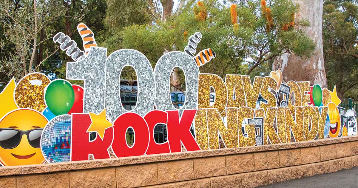 Pacific Hills Christian School: 100 Days of Rocking Kindy