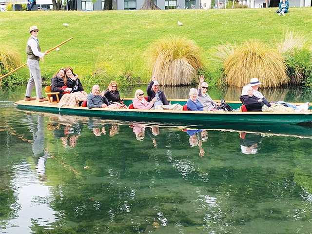 Punting on the Avon