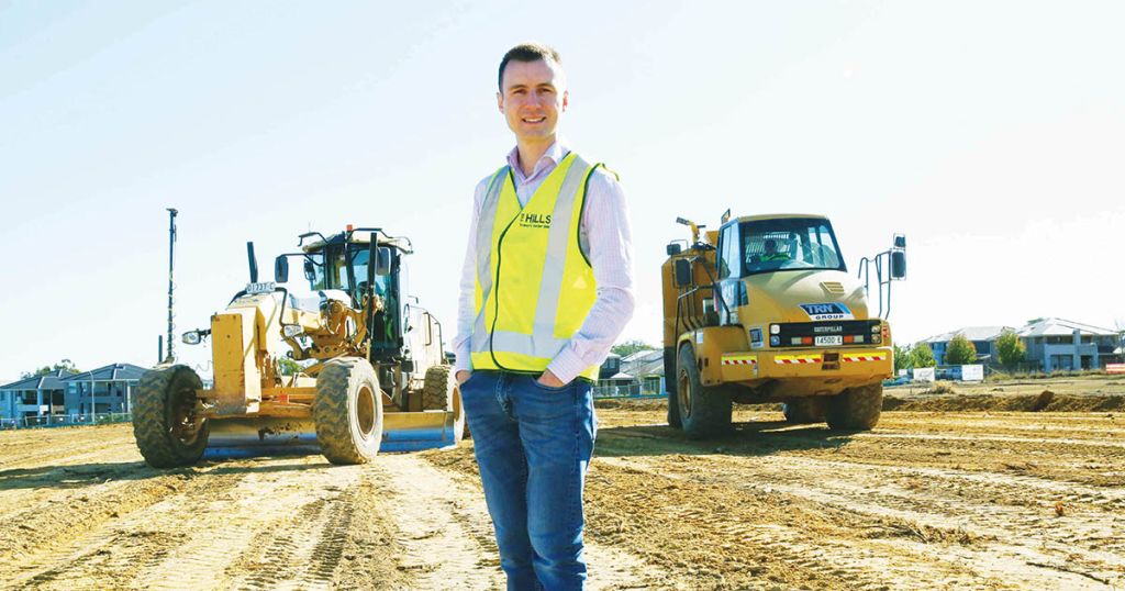 Mayor Gangemi pictured at Stringer Road Reserve