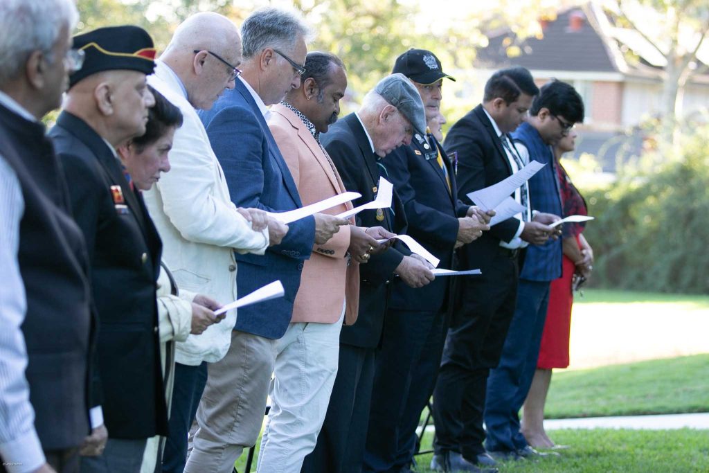 2024 ANZAC Day Service at Anzac Jawan Cenotaph Cherrybrook