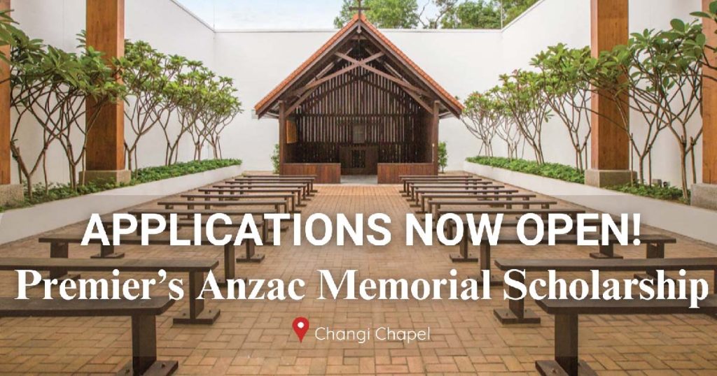 Apply Now for the Premier’s Anzac Memorial Scholarship 2025