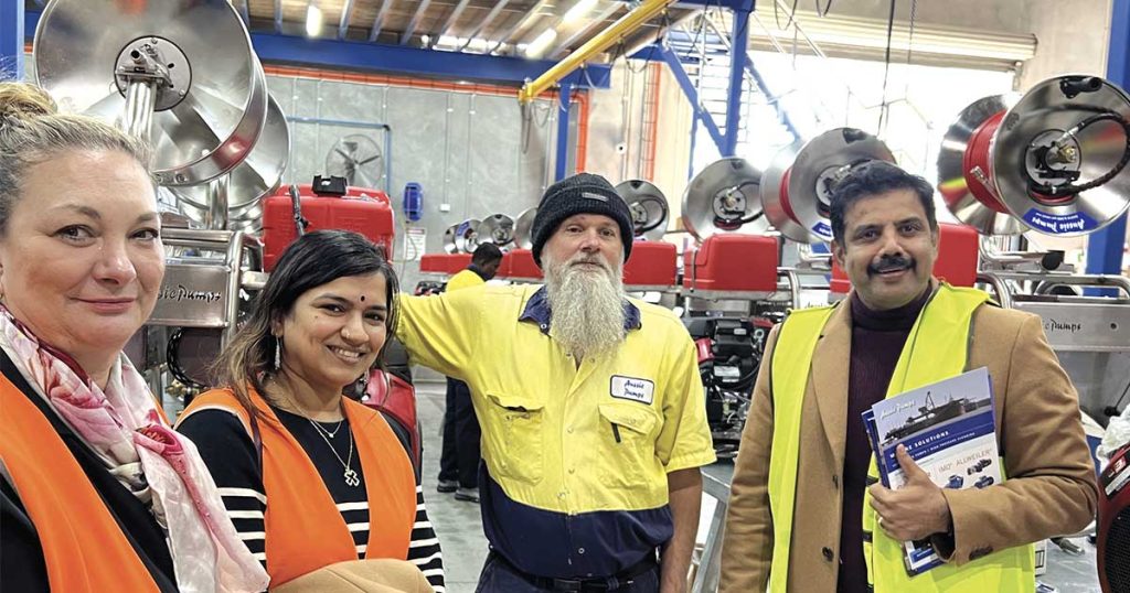 World Comes to Australian Pump Industries