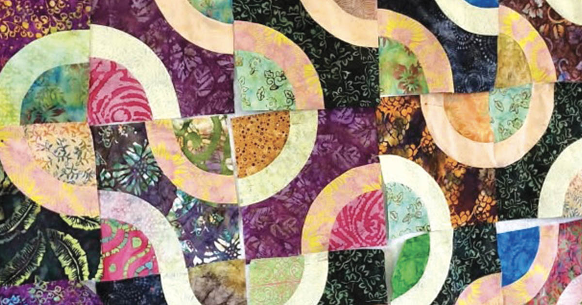 Arcadian Quilting Workshop Inspired by Aboriginal Dreamtime Art
