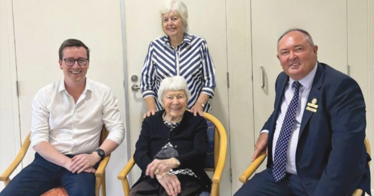 Celebrating Nan Horne's 100th Birthday in Hornsby