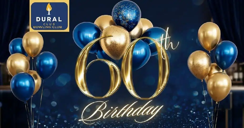 Dural Bowling Club's 60th anniversary in 2026