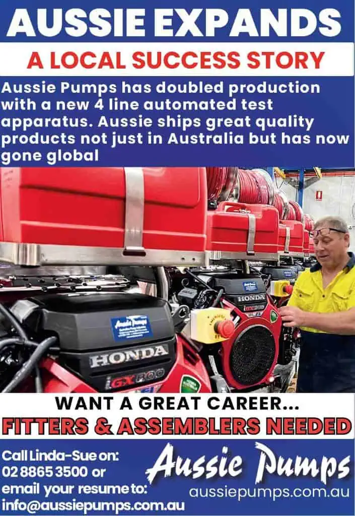 Aussie Pumps expands with new automated test system for global quality assurance.